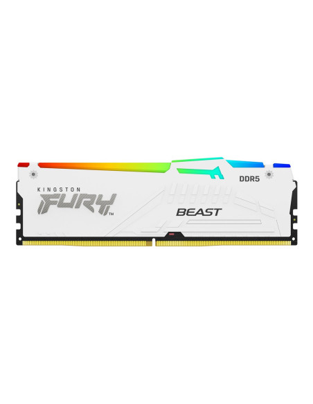 Kingston KF564C32BWEA-32 32GB 6400MT/s DDR5 CL32 DIMM FURY Beast White RGB EXPO | Kingston