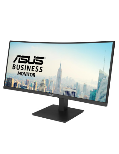 Monitor, ASUS, 34 ", 3440 x 1440 pixels, Wide Quad HD, Native aspect ratio 21:9, LCD, Curved, 90LM08JJ-B02170