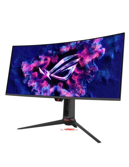 Monitor, ASUS, 34 ", 3440 x 1440 pixels, Wide Quad HD, Native aspect ratio 21:9, QD-OLED, Curved, 90LM0CU0-B01971