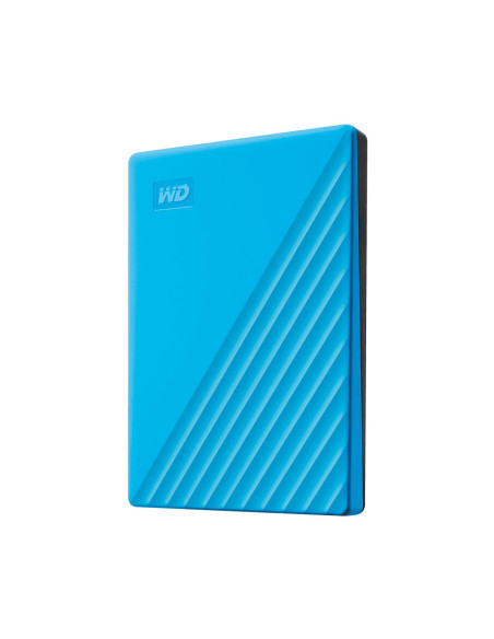 External HDD, WESTERN DIGITAL, My Passport, 2TB, USB 2.0, USB 3.0, USB 3.2, Colour Blue, WDBYVG0020BBL-WESN
