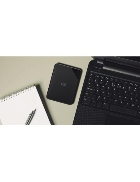 External HDD, WESTERN DIGITAL, Elements Portable SE, 2000 GB, Colour Black, WDBEPK0020BBK-WESN