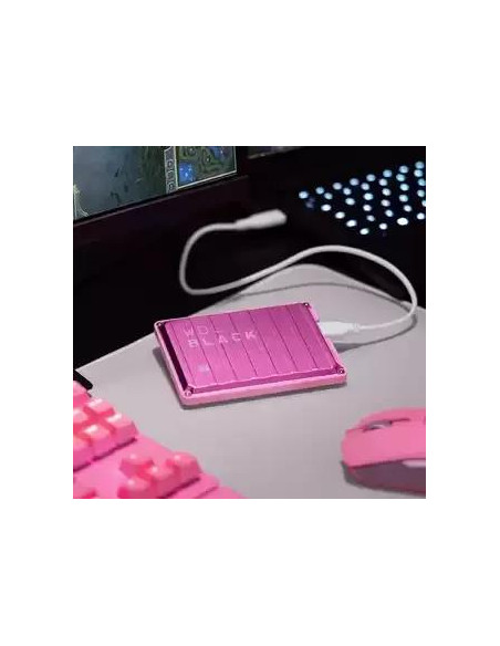 External HDD, WESTERN DIGITAL, P10 Game Drive, WDBZ7D0060BPK-WESN, 6TB, USB 3.2, Colour Pink, WDBZ7D0060BPK-WESN