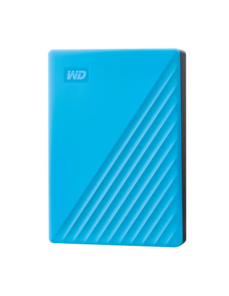 External HDD, WESTERN DIGITAL, My Passport, 6TB, USB 2.0, USB 3.2, Colour Sky Blue, WDBR9S0060BBL-WESN