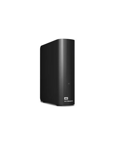 External HDD, WESTERN DIGITAL, Elements Desktop, 8TB, USB 3.0, Drives 1, Black, WDBWLG0080HBK-EESN