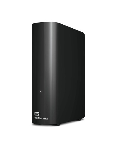 External HDD, WESTERN DIGITAL, Elements Desktop, 14TB, USB 3.0, Drives 1, Black, WDBWLG0140HBK-EESN