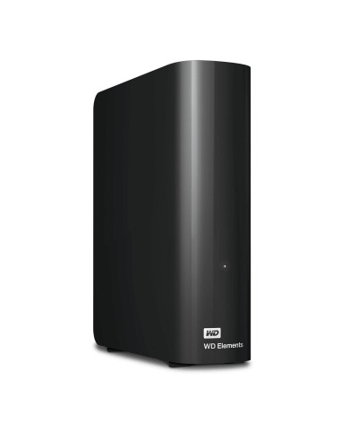 External HDD, WESTERN DIGITAL, Elements Desktop, 14TB, USB 3.0, Drives 1, Black, WDBWLG0140HBK-EESN