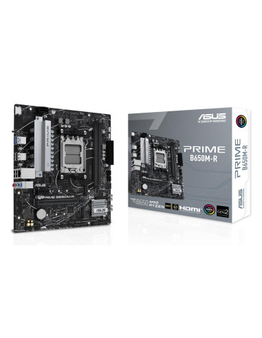 Mainboard, ASUS, AMD B650, SAM5, Micro-ATX, Memory DDR5, Memory slots 2, 1xPCI-Express 4.0 1x, 2xPCI-Express 4.0 16x, 2xM.2, 1x