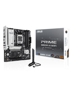 Mainboard, ASUS, AMD B850, SAM5, Micro-ATX, Memory DDR5, Memory slots 4, 1xPCI-Express 4.0 16x, 1xPCI-Express 5.0 16x, 3xM.2, 1