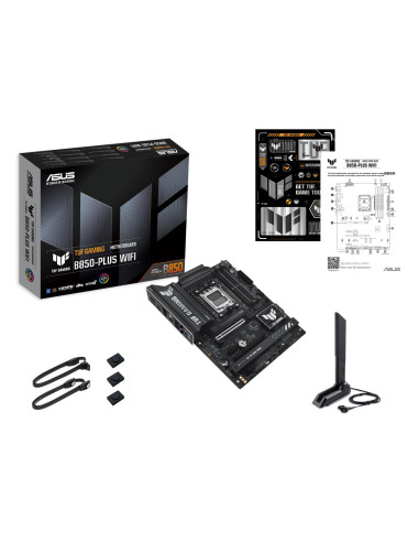 Mainboard, ASUS, AMD B850, SAM5, ATX, Memory DDR5, Memory slots 4, 2xPCI-Express 4.0 1x, 1xPCI-Express 4.0 16x, 1xPCI-Express 5