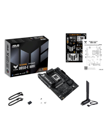 Mainboard, ASUS, AMD B850, SAM5, ATX, Memory DDR5, Memory slots 4, 1xPCI-Express 4.0 1x, 1xPCI-Express 4.0 16x, 1xPCI-Express 5