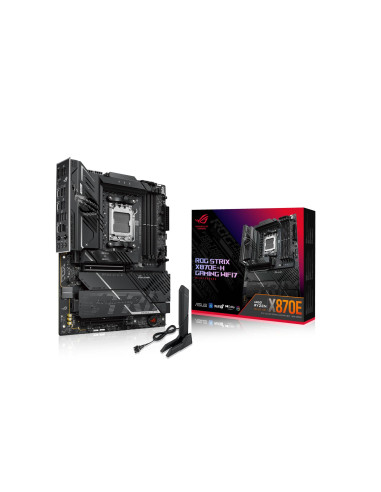 Mainboard, ASUS, AMD X870E, SAM5, ATX, Memory DDR5, Memory slots 4, STRIXX870E-HGAMWIFI7