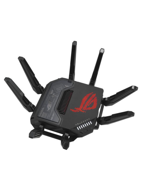 Wireless Router, ASUS, ROG Rapture GT-BE98, Wi-Fi 7 (802.11be), Data speed 11529 Mbit/s, Ethernet WAN Yes, Ethernet LAN Yes, 6x