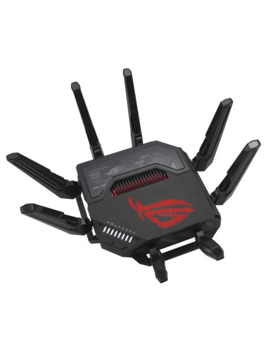 Wireless Router, ASUS, ROG Rapture GT-BE98, Wi-Fi 7 (802.11be), Data speed 11529 Mbit/s, Ethernet WAN Yes, Ethernet LAN Yes, 6x