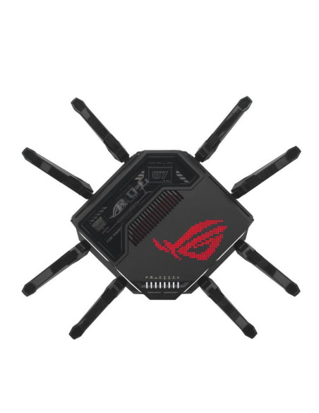 Wireless Router, ASUS, ROG Rapture GT-BE98, Wi-Fi 7 (802.11be), Data speed 11529 Mbit/s, Ethernet WAN Yes, Ethernet LAN Yes, 6x