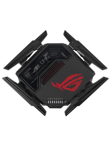 Wireless Router, ASUS, ROG Rapture GT-BE98, Wi-Fi 7 (802.11be), Data speed 11529 Mbit/s, Ethernet WAN Yes, Ethernet LAN Yes, 6x