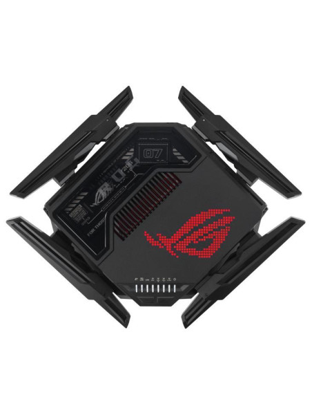 Wireless Router, ASUS, ROG Rapture GT-BE98, Wi-Fi 7 (802.11be), Data speed 11529 Mbit/s, Ethernet WAN Yes, Ethernet LAN Yes, 6x