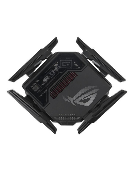 Wireless Router, ASUS, ROG Rapture GT-BE98, Wi-Fi 7 (802.11be), Data speed 11529 Mbit/s, Ethernet WAN Yes, Ethernet LAN Yes, 6x