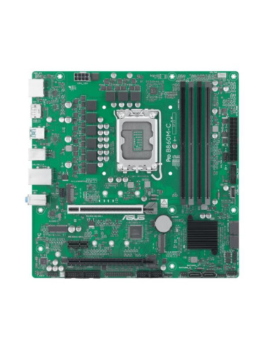 Mainboard, ASUS, Intel B860, LGA 1851 (Socket V1), micro ATX, RAM DDR5-SDRAM, 4xSlots, 2xNumber of M.2 (M) slots, PROB860M-C-CS