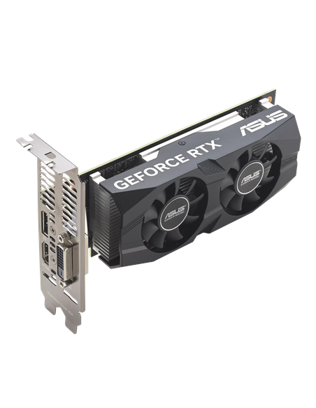 Asus GeForce RTX 3050 LP BRK OC Edition 6GB GDDR6 | NVIDIA | 6 GB | GeForce RTX 3050 | GDDR6 | DVI-D ports quantity 1 | HDMI po