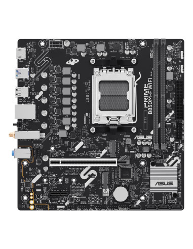 Mainboard, ASUS, AMD B850, Socket AM5, micro ATX, RAM DDR5-SDRAM, 2xSlots, Wi-Fi Yes, Bluetooth Yes, 2xNumber of M.2 (M) slots,