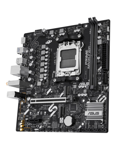 Mainboard, ASUS, AMD B850, Socket AM5, micro ATX, RAM DDR5-SDRAM, 2xSlots, Wi-Fi Yes, Bluetooth Yes, 2xNumber of M.2 (M) slots,