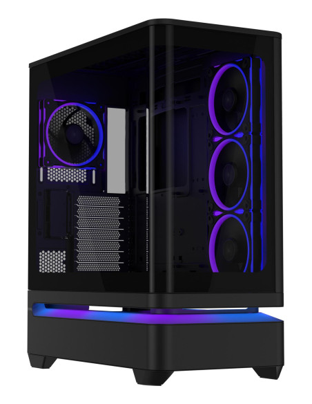 Case, ASUS, ATX/micro ATX/Mini-ITX, Black, PC, PRIME AP304 TG ARGB BLACK, 90DC0110-B19000