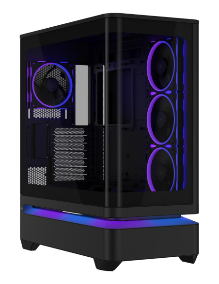 Case, ASUS, ATX/micro ATX/Mini-ITX, Black, PC, PRIME AP304 TG ARGB BLACK, 90DC0110-B19000
