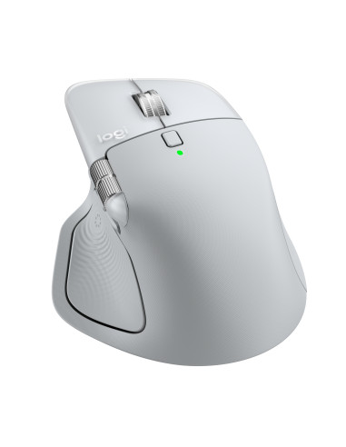 Logitech MX Master 4 for MAC Wireless Mouse RF Wireless + Bluetooth, 8000 DPI, White Silver