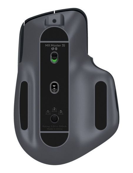 Logitech MX Master 3S Wireless Mouse RF Wireless + Bluetooth, 8000 DPI, Graphite