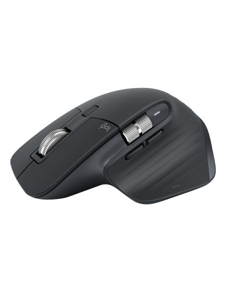 Logitech MX Master 3S Wireless Mouse RF Wireless + Bluetooth, 8000 DPI, Graphite