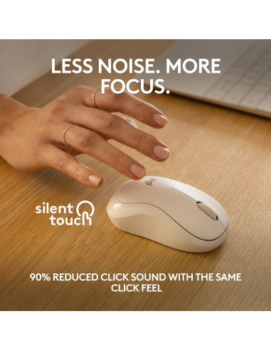 Logitech Mouse 910-007120 / ZM240W White