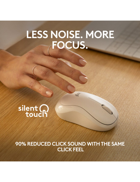 Logitech Mouse 910-007120 / ZM240W White