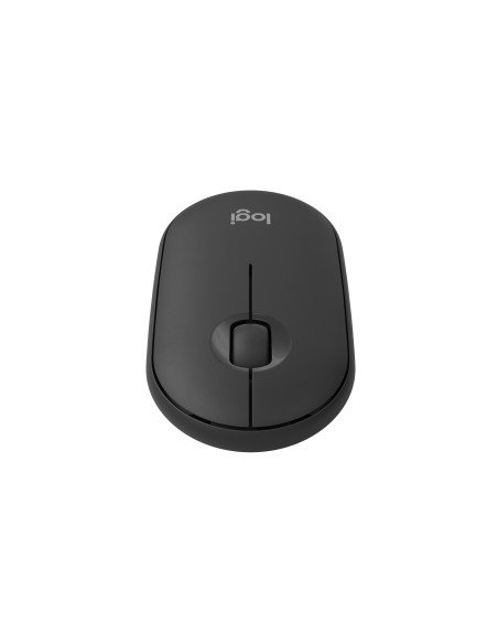 Logitech Pebble 2 M350s Wireless Mouse, RF Wireless + Bluetooth, 4000 DPI, Tonal Graphite