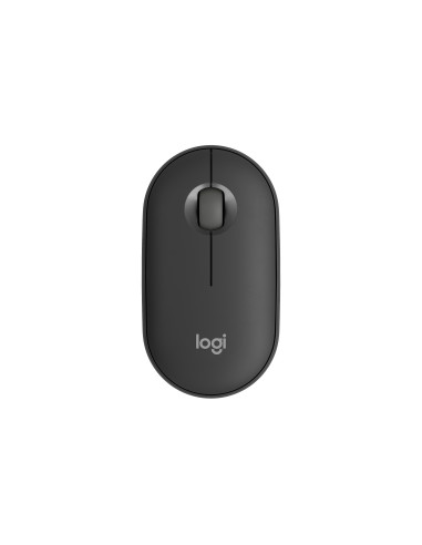 Logitech Pebble 2 M350s Wireless Mouse, RF Wireless + Bluetooth, 4000 DPI, Tonal Graphite
