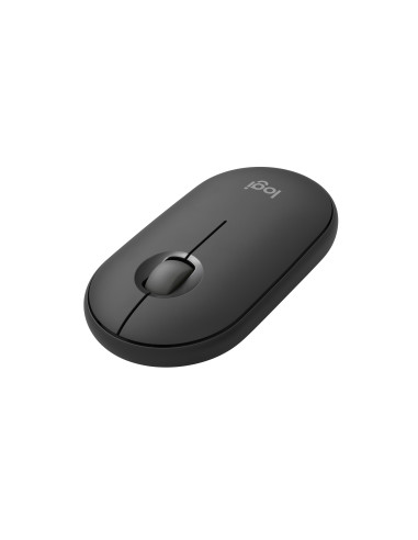 Logitech Pebble 2 M350s Wireless Mouse, RF Wireless + Bluetooth, 4000 DPI, Tonal Graphite