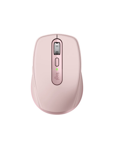 Logitech MX Anywhere 3S Mouse - RF Wireless + Bluetooth, Laser, 8000 DPI, Rose