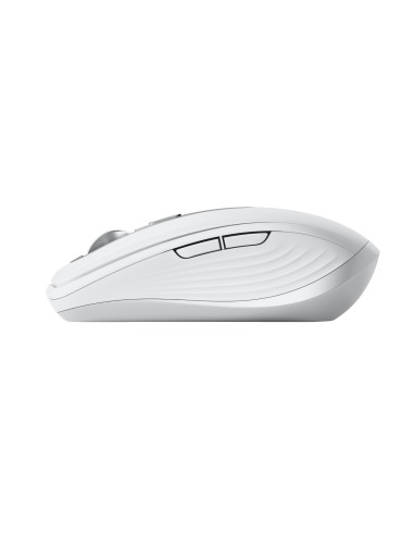 Logitech MX Anywhere 3S Mouse - RF Wireless + Bluetooth, Laser, 8000 DPI, Pale Grey (White)