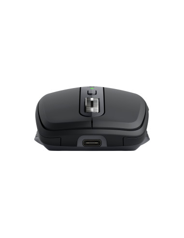 Logitech MX Anywhere 3S Mouse - RF Wireless + Bluetooth, Laser, 8000 DPI, Graphite