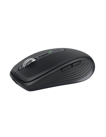 Logitech MX Anywhere 3S Mouse - RF Wireless + Bluetooth, Laser, 8000 DPI, Graphite