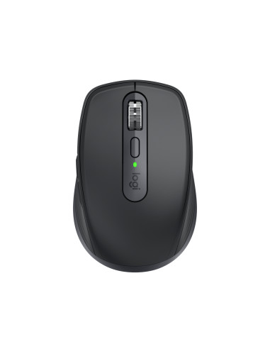 Logitech MX Anywhere 3S Mouse - RF Wireless + Bluetooth, Laser, 8000 DPI, Graphite