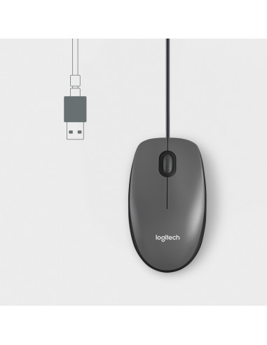 Logitech M100 black USB