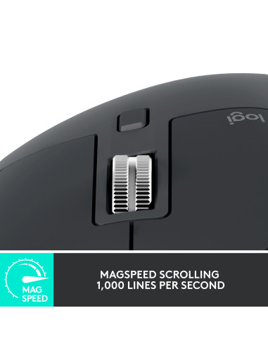 Logitech Mouse MX Master 3S - ergonomic