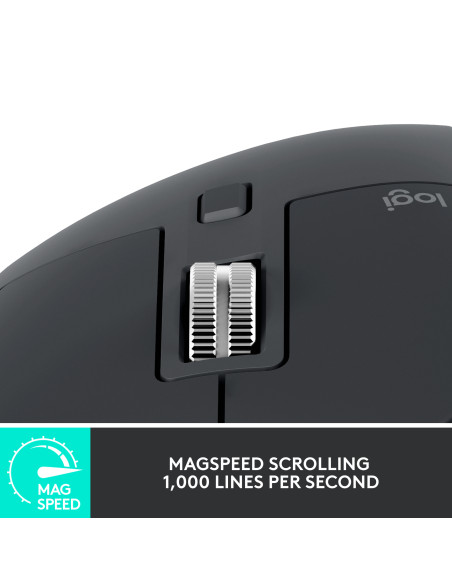 Logitech Mouse MX Master 3S - ergonomic