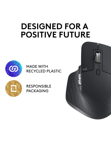 Logitech Mouse MX Master 3S - ergonomic