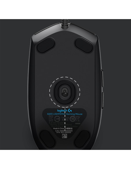 Logitech G203 Lightsync Gaming Mouse USB black (910-005796)
