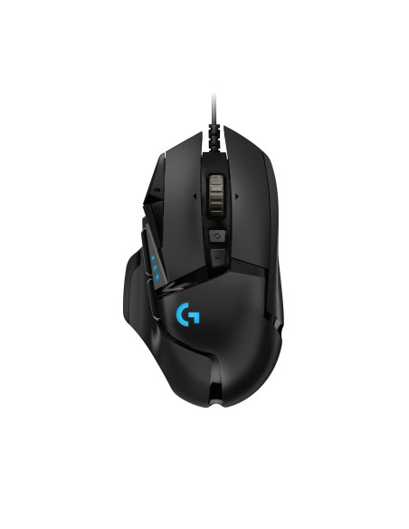 Logitech G502 HERO, wired gaming mouse, black