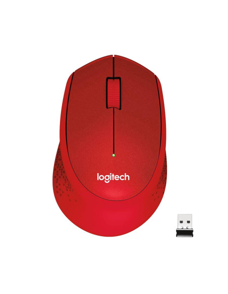 LOGITECH M330 Silent Plus Red - 2.4GHZ - EMEA