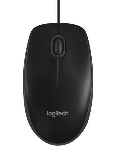 LOGITECH B100 optical Mouse black USB for Business OEM