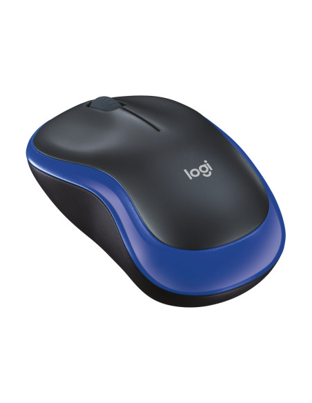 LOGITECH M185 cordless Notebook Mouse USB black blue