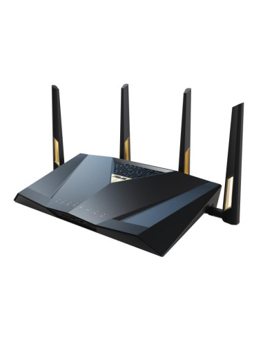 Wireless Router, ASUS, RT-BE88U, Wi-Fi 7 (802.11be), Data speed 5764 Mbit/s, Ethernet WAN Yes, WAN connection type RJ-45, Ether